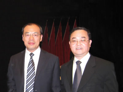 时任湖北省委常委，武汉市委书记阮成发